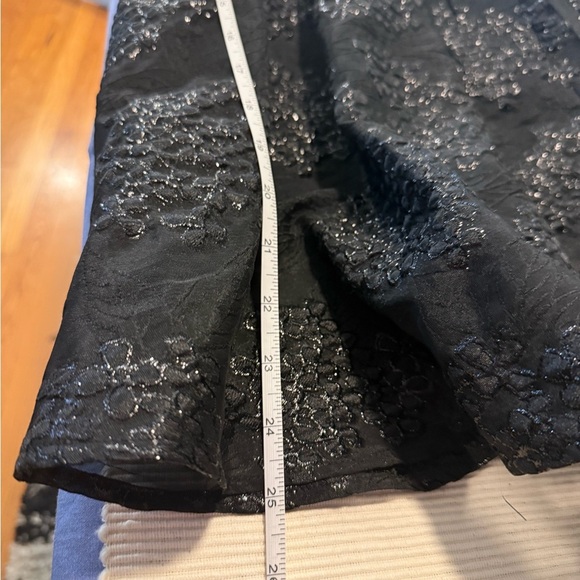 Black Babydoll Mini Dress with Square Neck - Picture 6 of 9